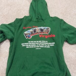Green Richmond Virginia Hoodie